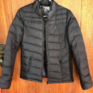 Volcom Black Down Jacket